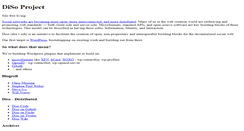 Desktop Screenshot of diso-project.org